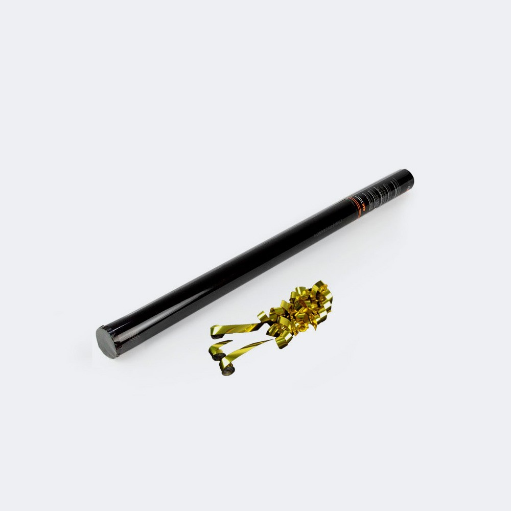 Cañón manual 80 cm serpentina 10 m metálico PVC