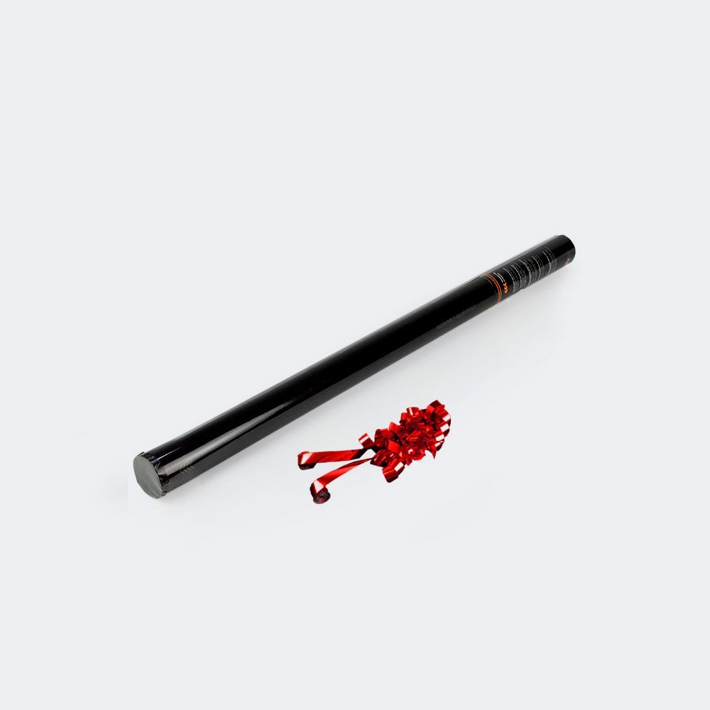 Cañón manual 80 cm serpentina 10 m metálico PVC