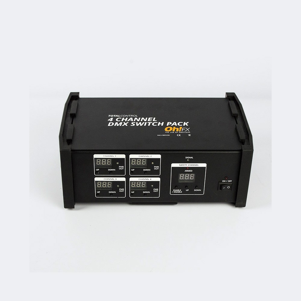 4 CHANNEL DMX SWITCH PACK