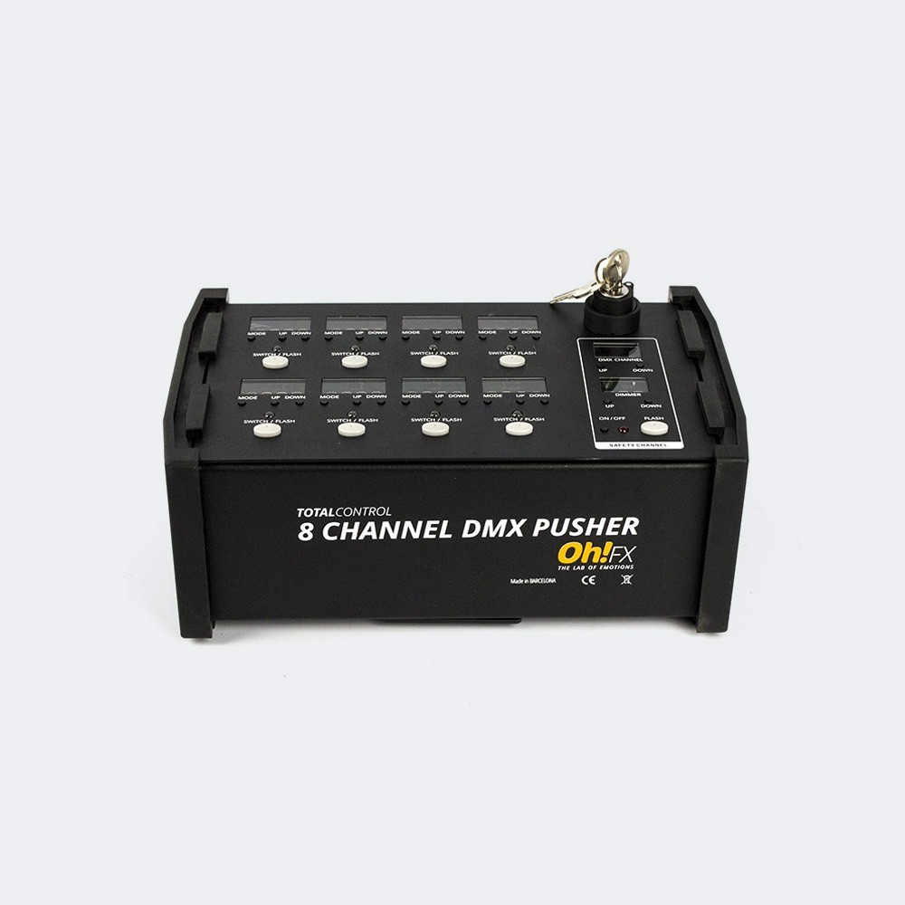 8 CHANNEL DMX PUSHER