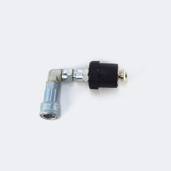 ADAPTADOR 90º BOTELLA CO2 CON TOMA RÁPIDA