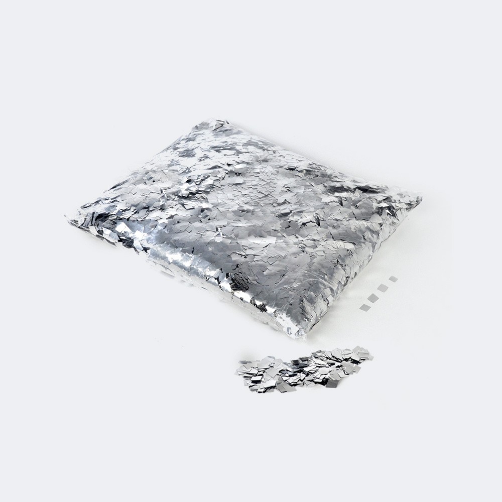 CONFETI CUADRADO METÁLICO PVC RECICLABLE
