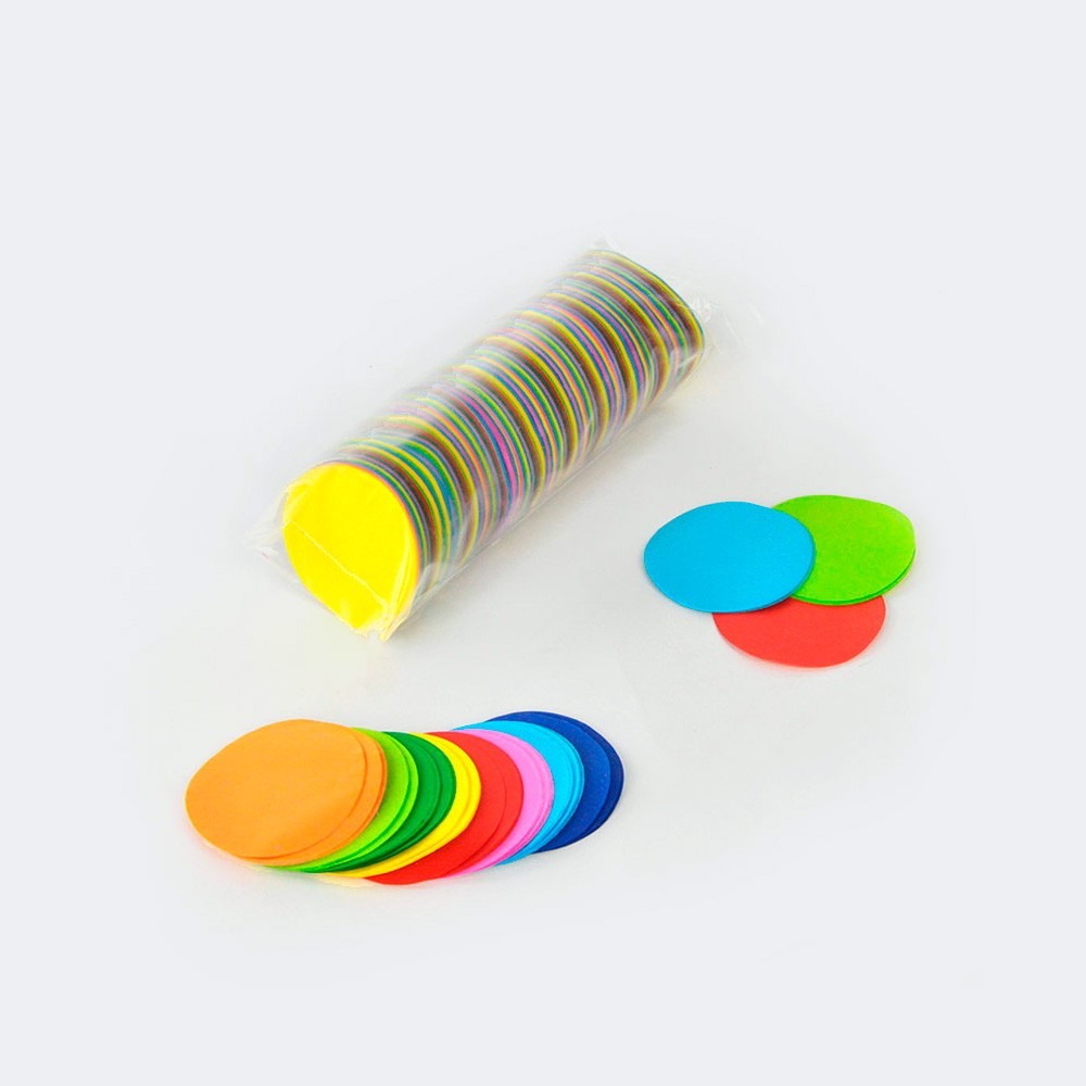 CONFETI REDONDO 55 mm BIODEGRADABLE