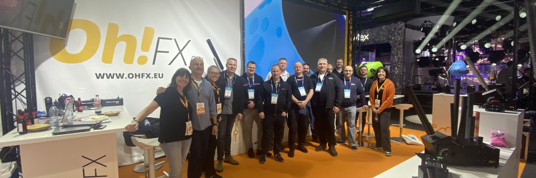 OHFX visita ISE Barcelona para descubrir las últimas tendencias del sector audiovisual y del entretenimiento